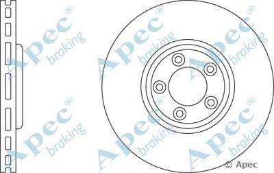 APEC BRAKING dsk2451 -  Тормозной диск